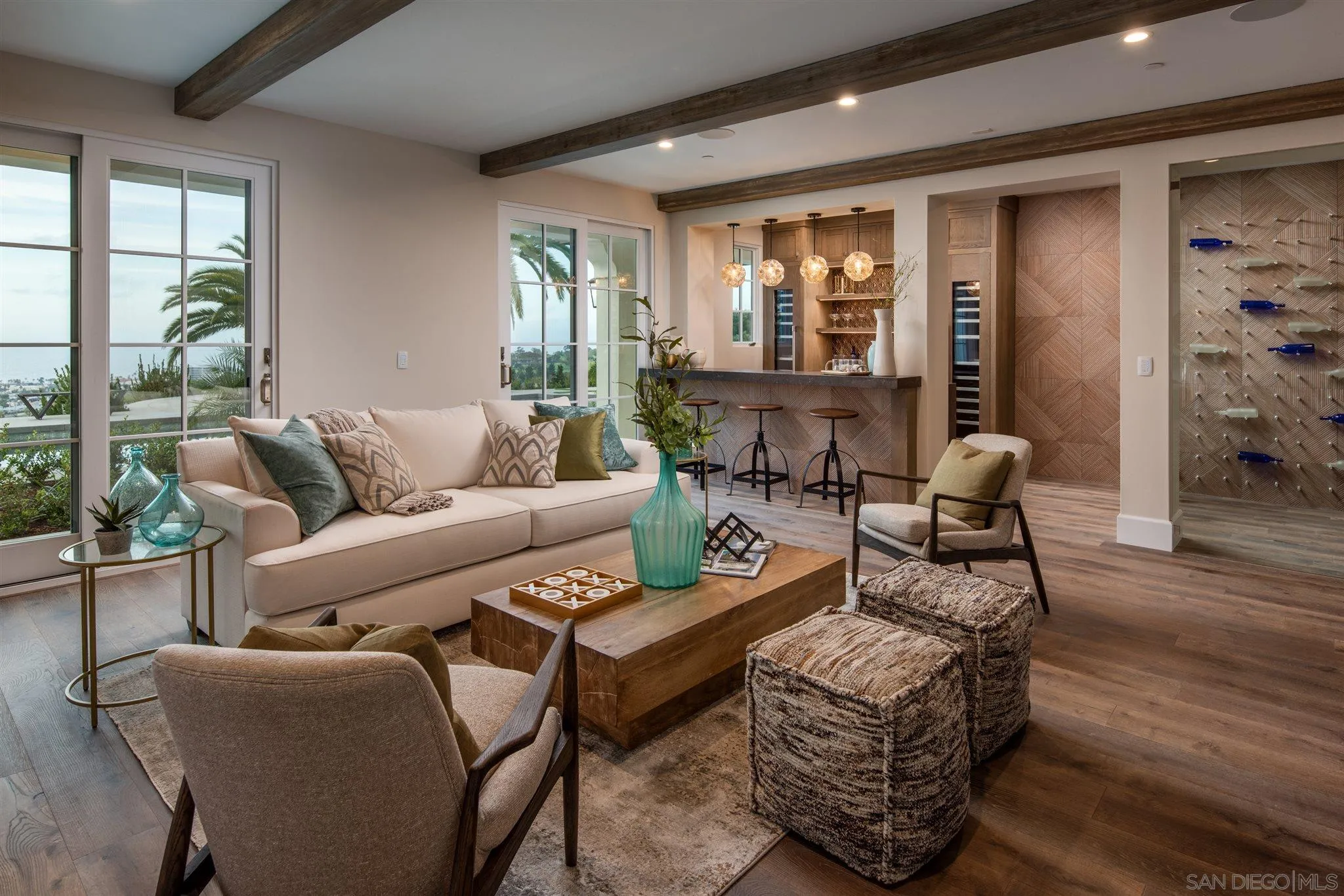 1206 Muirlands Drive La Jolla, CA 92037 - Photo 24 of 75 a living room with furniture and a large window