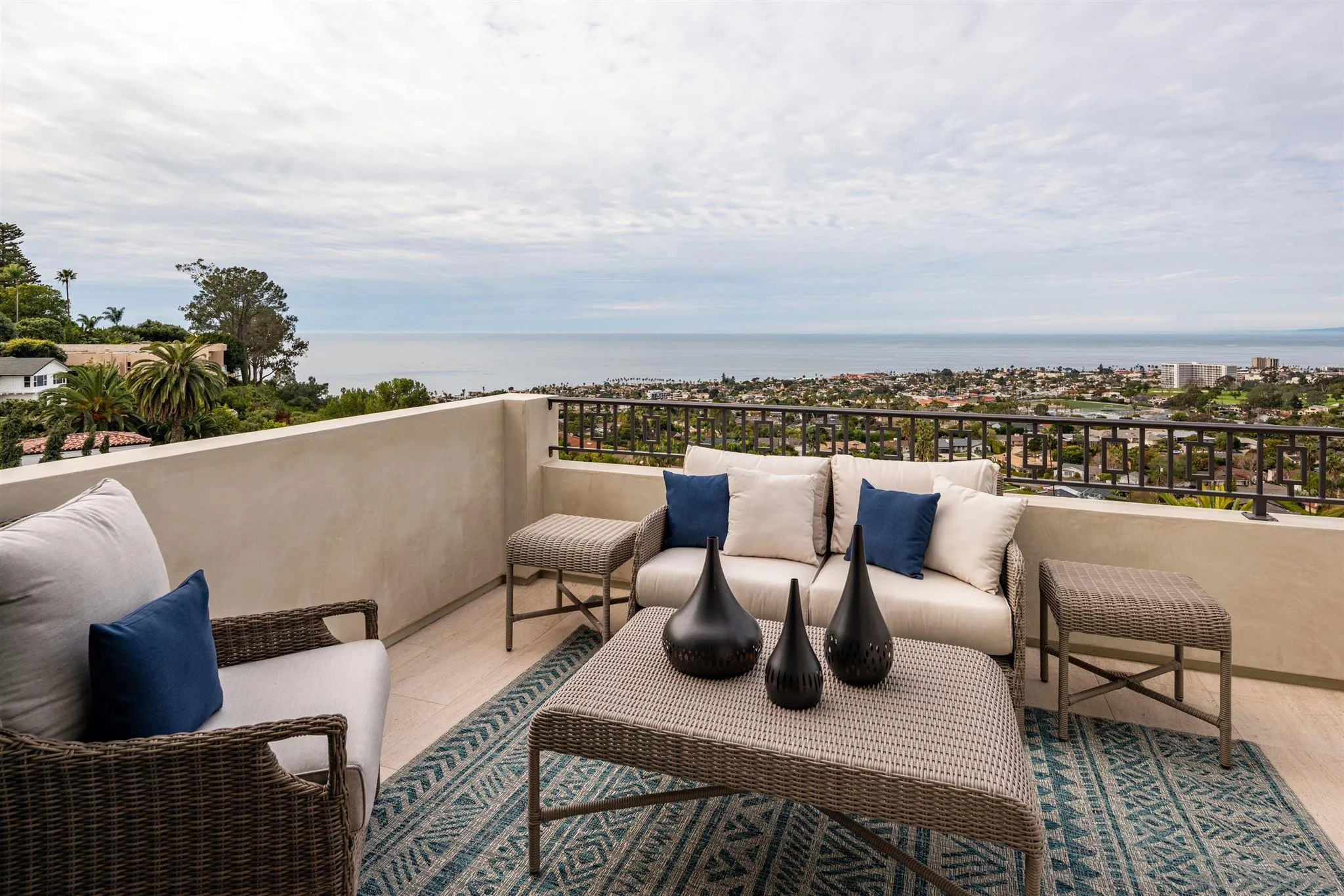 1206 Muirlands Drive La Jolla, CA 92037 - Photo 52 of 75 a terrace of a house with outdoor seating