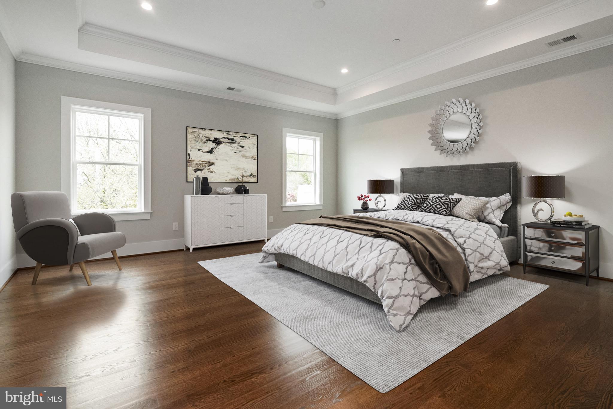 5907 Greentree Road Bethesda, MD 20817 - Photo 22 of 54 Master Bedroom Furnished