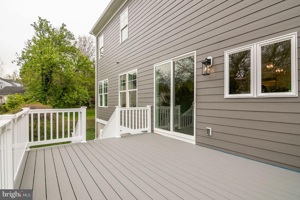 5907 Greentree Road Bethesda, MD 20817 - Photo 49 of 54 Deck off Kitchen/Family Room