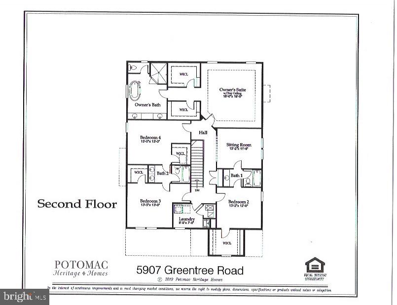 5907 Greentree Road Bethesda, MD 20817 - Photo 53 of 54 2nd floor w/4 BR all with W/I closets