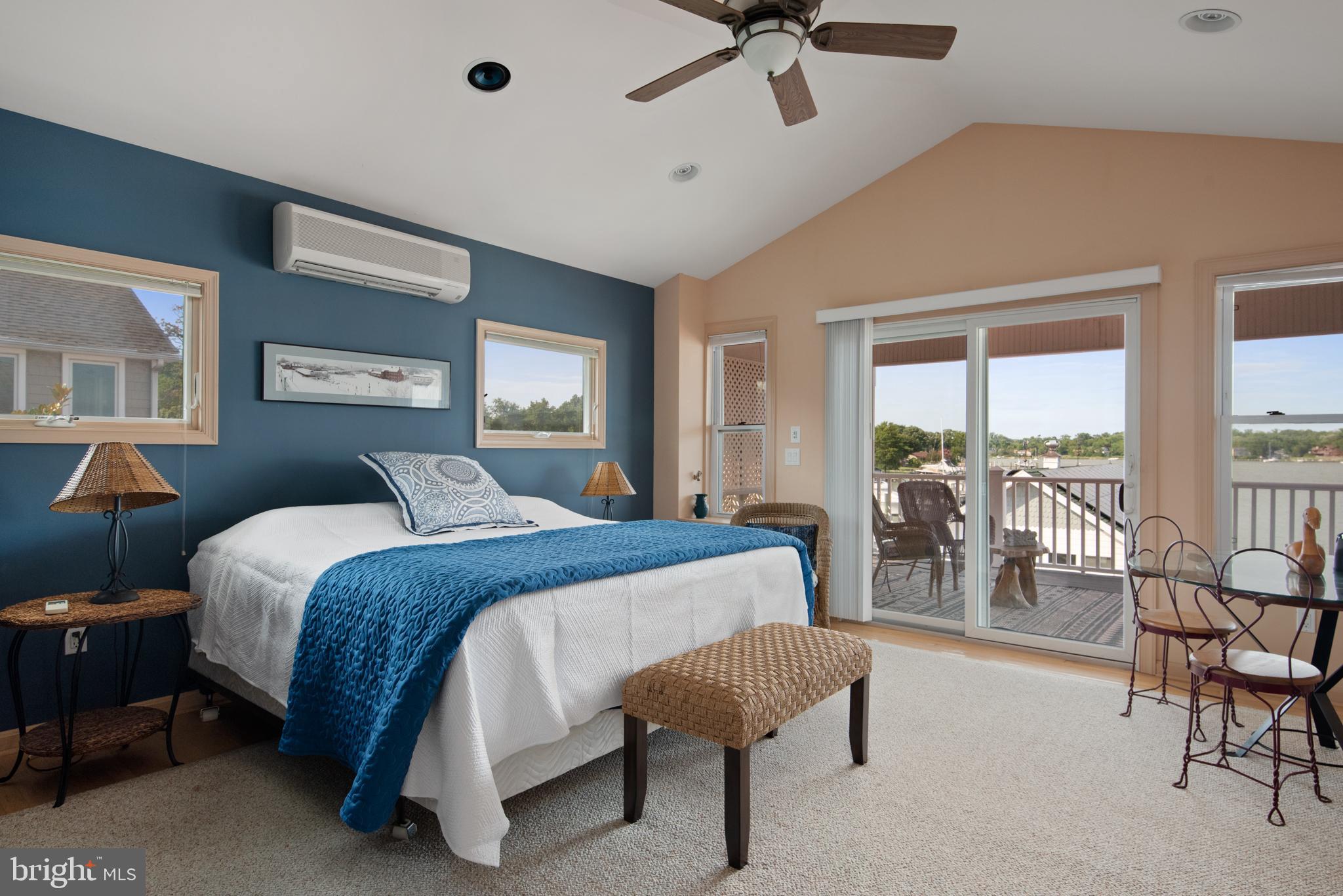 3731 Thomas Point Road Annapolis, MD 21403 - Photo 38 of 90 Upper level primary bedroom #2 with deck