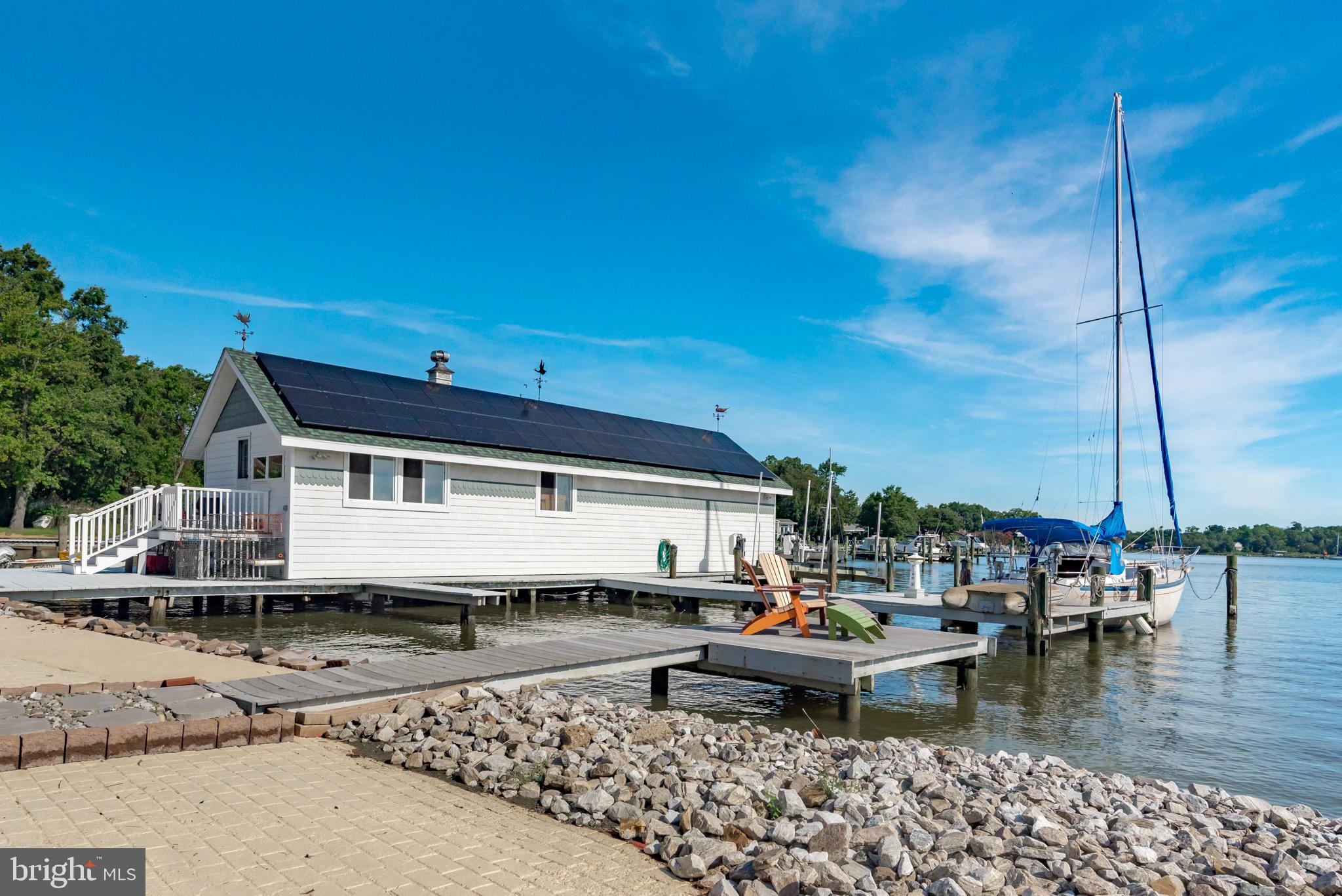 3731 Thomas Point Road Annapolis, MD 21403 - Photo 56 of 90 Multiple piers and lifts and boathouse
