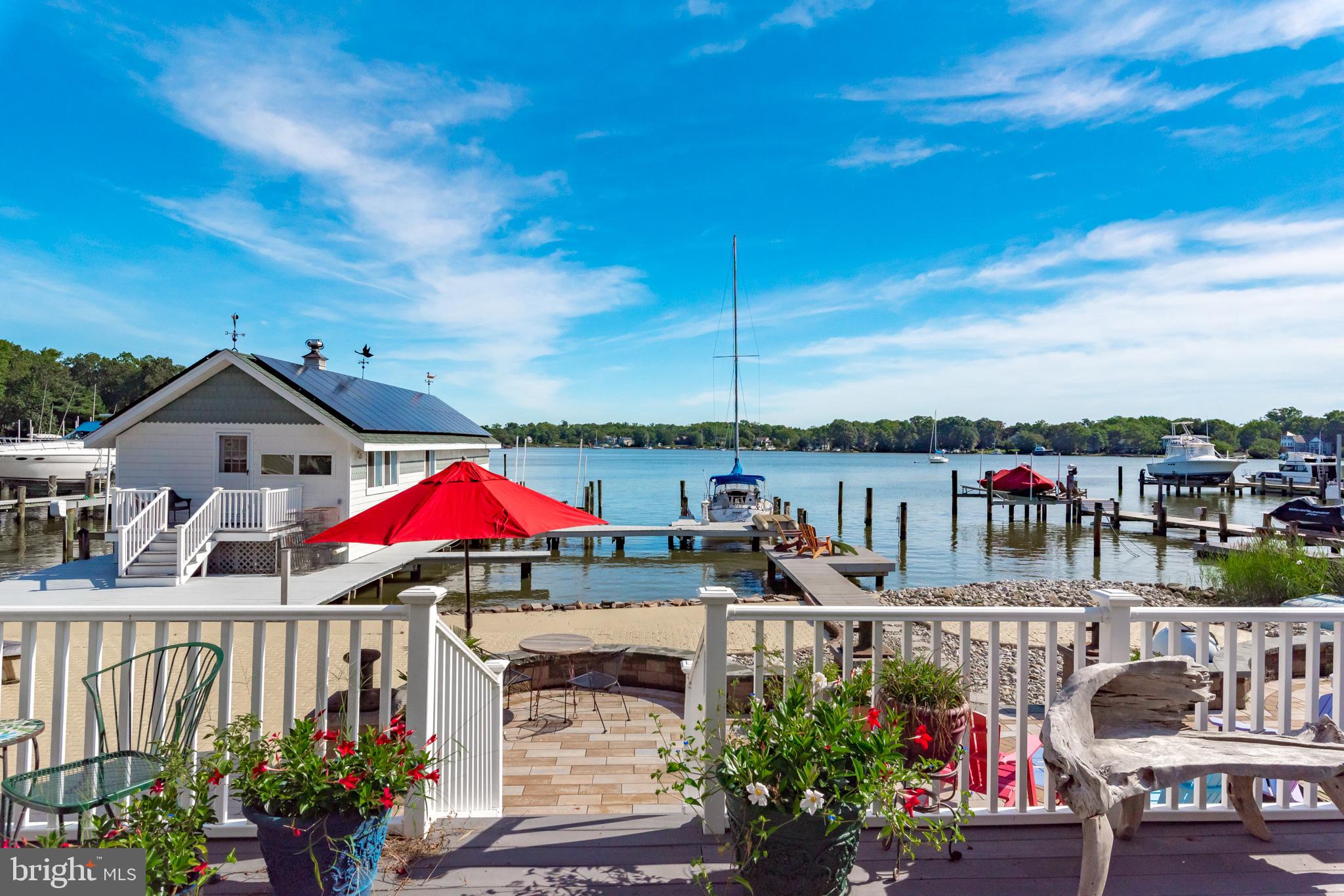 3731 Thomas Point Road Annapolis, MD 21403 - Photo 67 of 90 Upper deck overlooking Fishing Creek