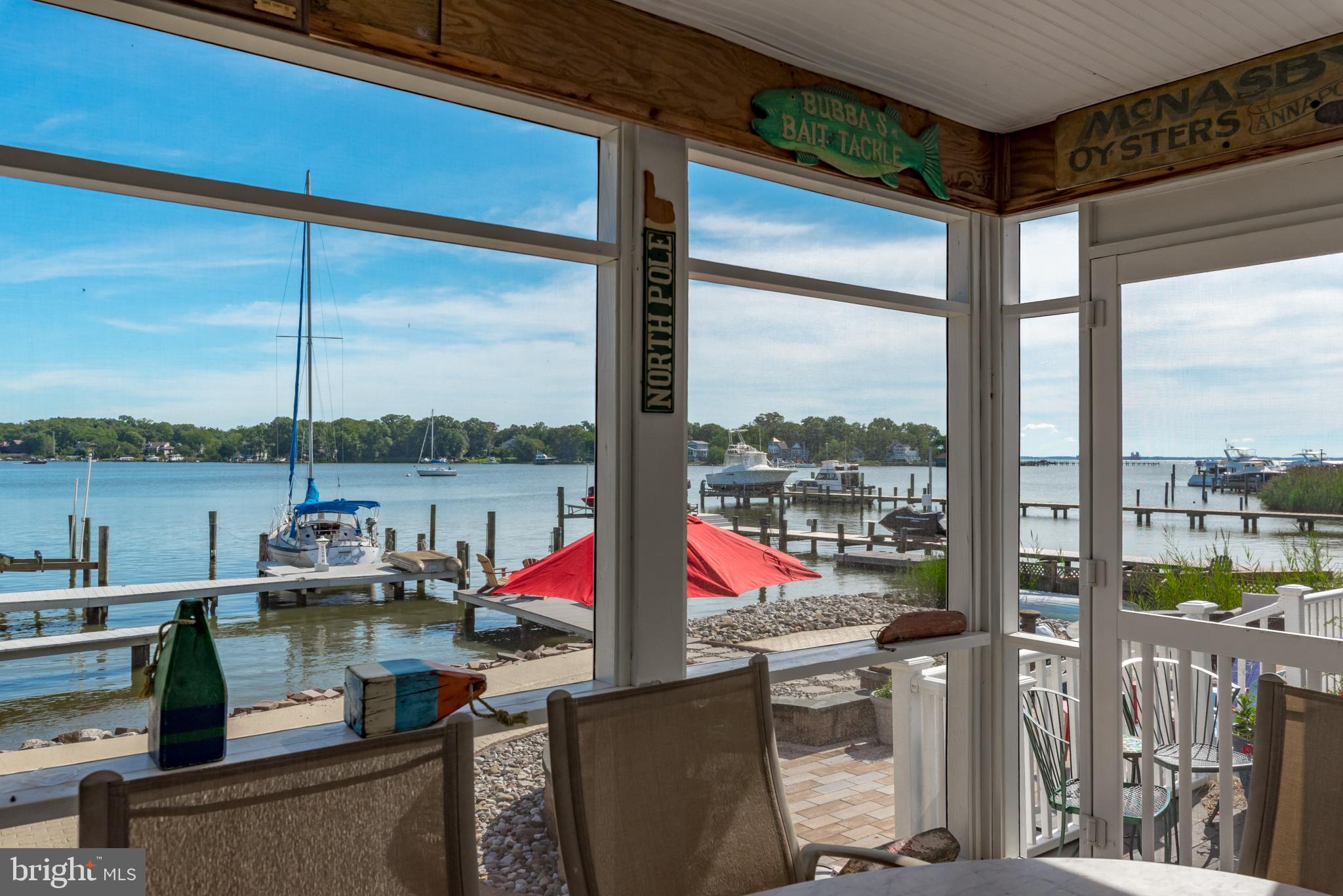 3731 Thomas Point Road Annapolis, MD 21403 - Photo 71 of 90 Screened porch for waterside dining
