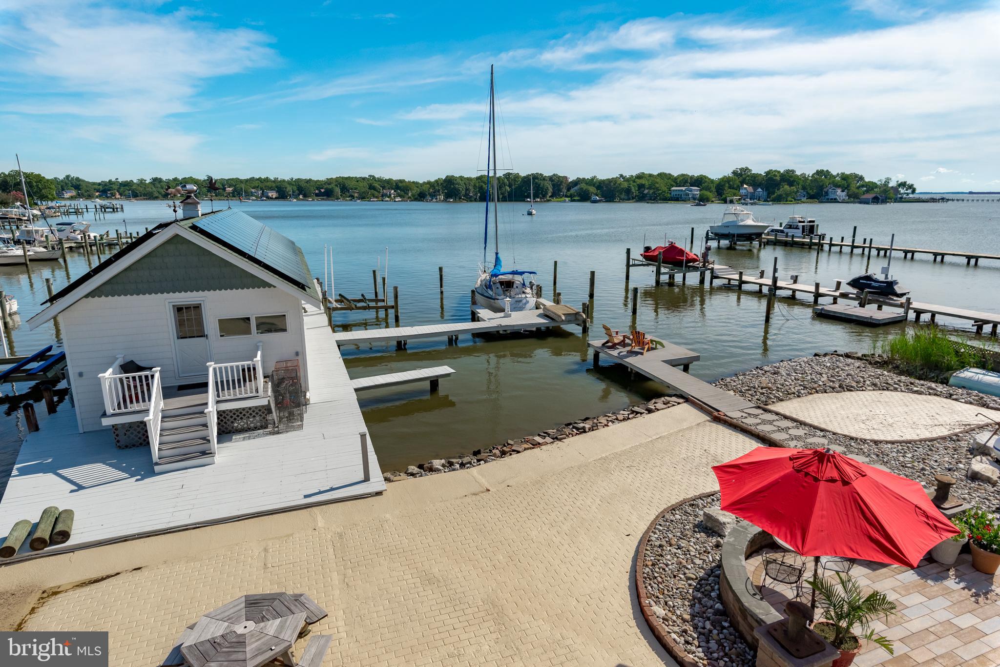 3731 Thomas Point Road Annapolis, MD 21403 - Photo 75 of 90 The boathouse and Fishing Creek