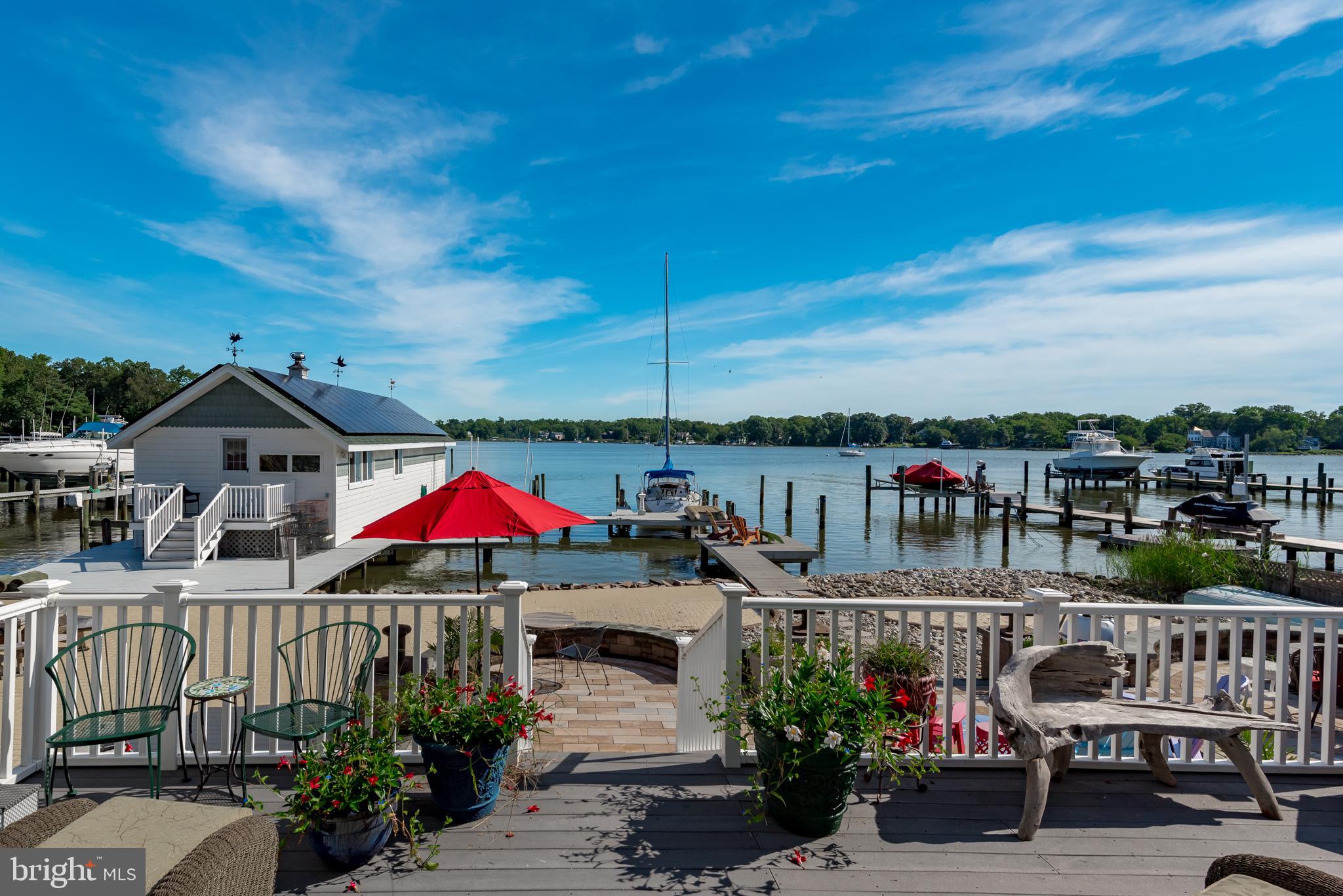 3731 Thomas Point Road Annapolis, MD 21403 - Photo 80 of 90 Mid level deck views of Fishing Creek