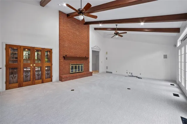 a view of an empty room