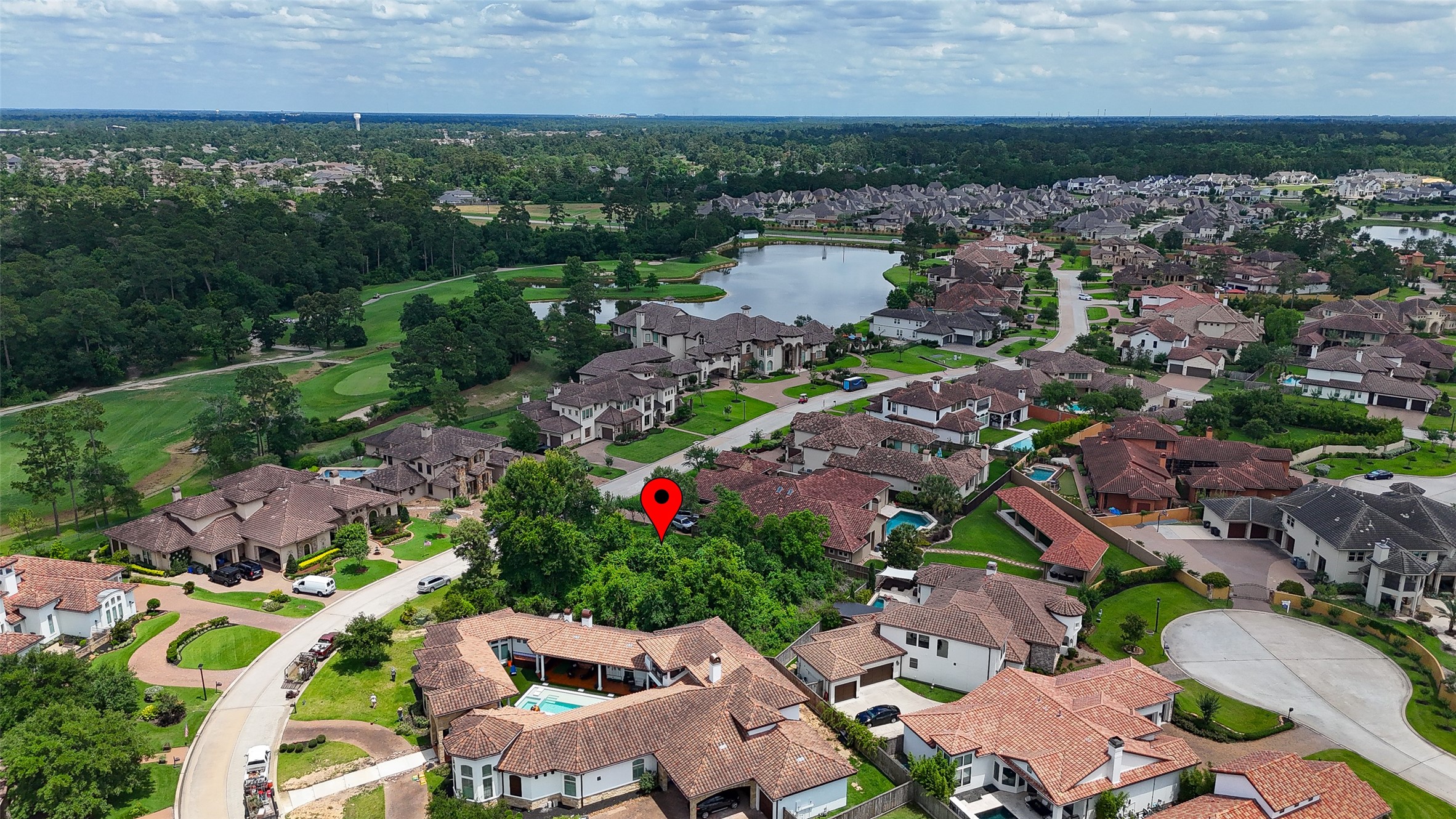 39 Post Shadow Estate Drive Spring, TX 77389 - Photo 2 of 19 an aerial view of multiple house