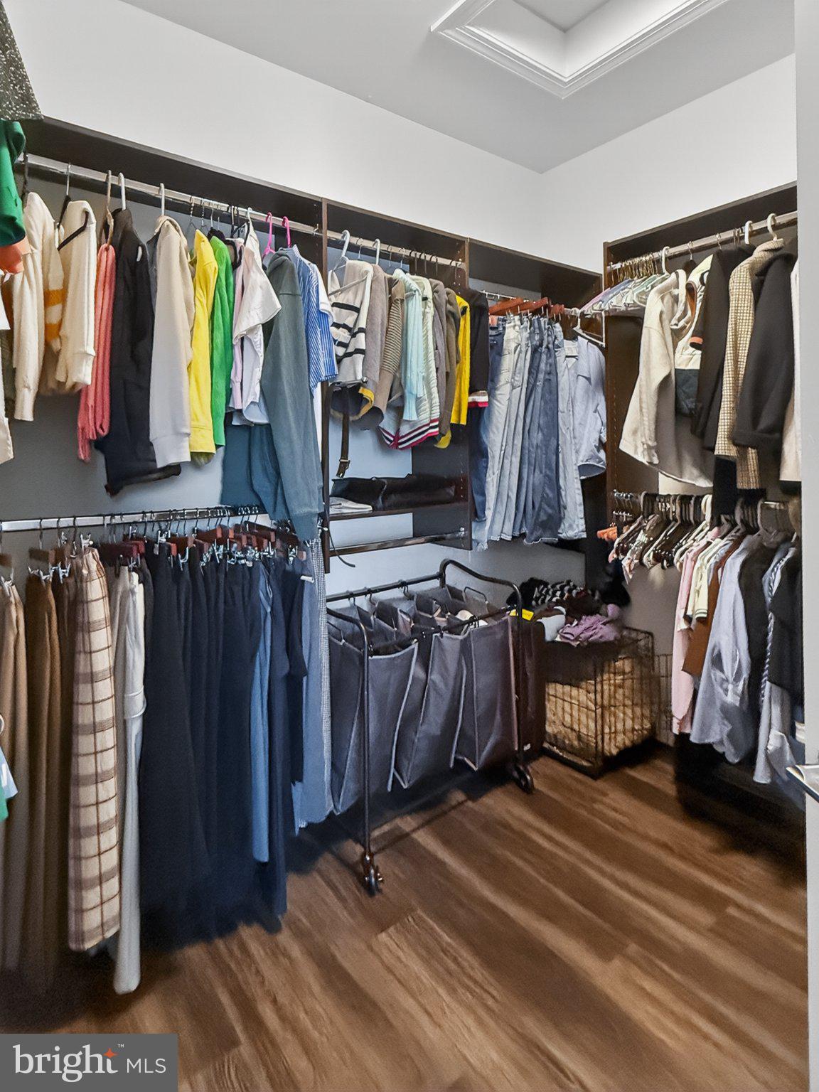 5207 Ridgeview Retreat Drive Chantilly, VA 20151 - Photo 13 of 54 a view of walk in closet with clothes and shoes
