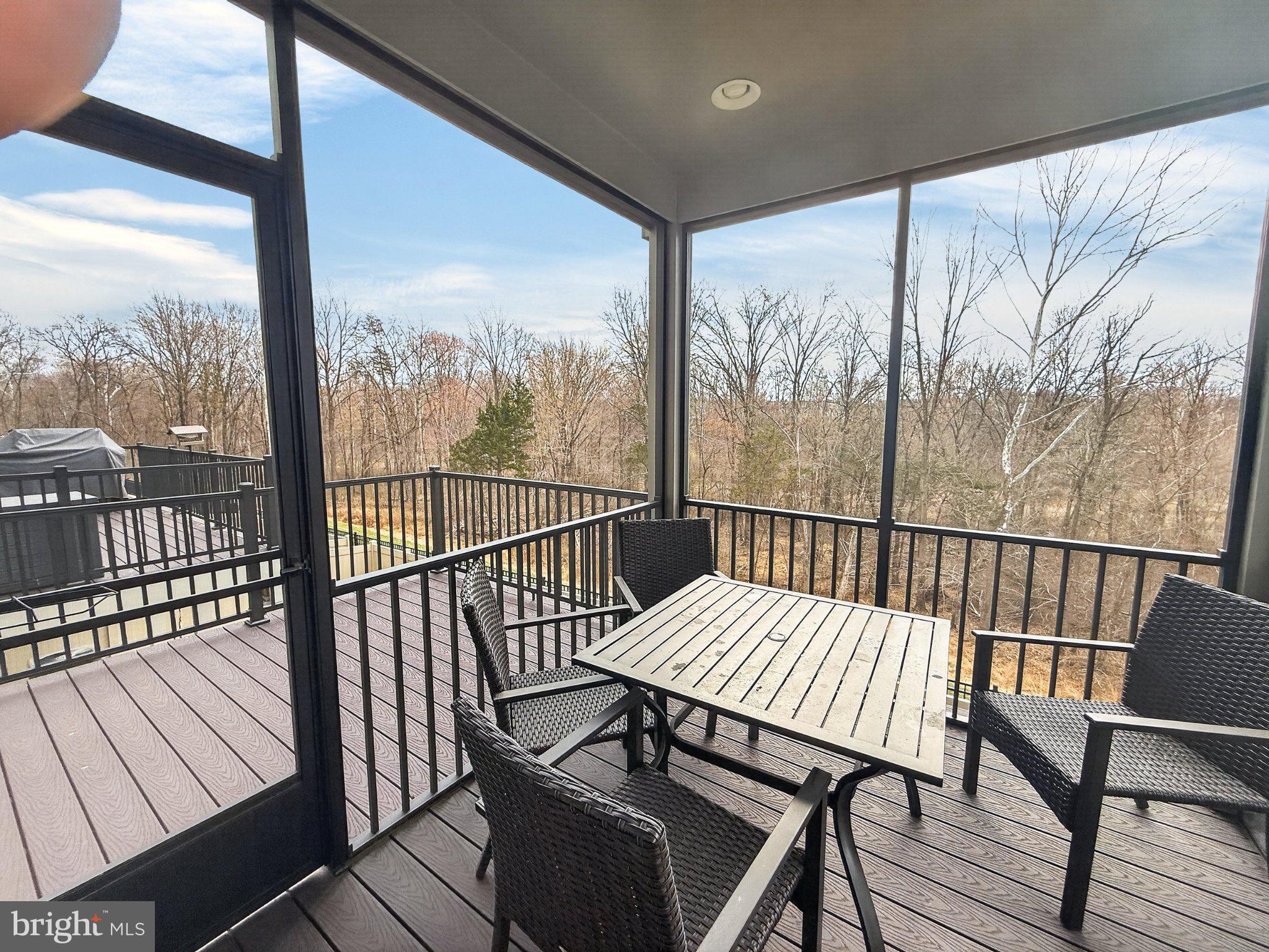 5207 Ridgeview Retreat Drive Chantilly, VA 20151 - Photo 19 of 54 Serene balcony with nature views.