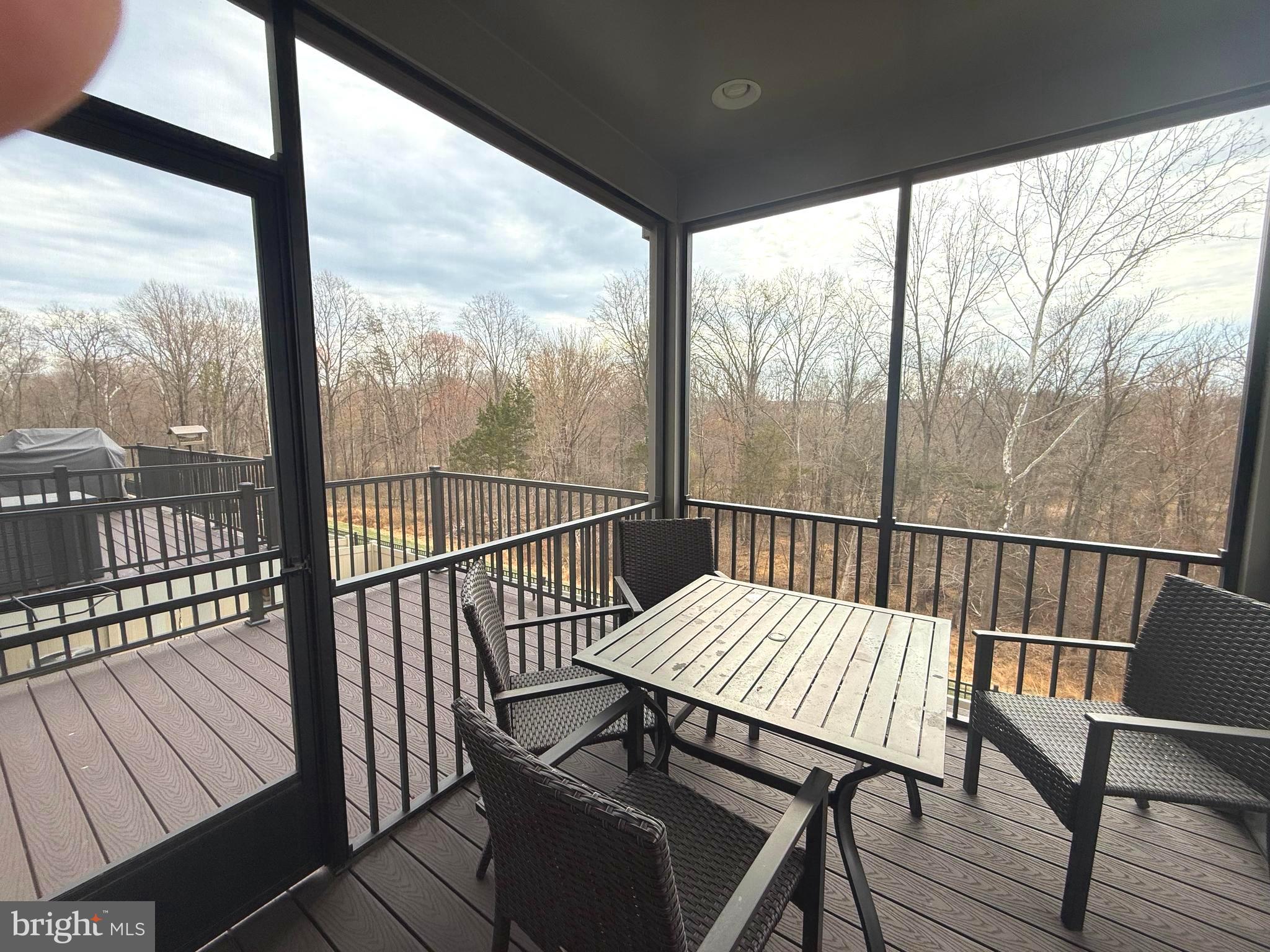 5207 Ridgeview Retreat Drive Chantilly, VA 20151 - Photo 21 of 28 a view of a balcony with wooden floor