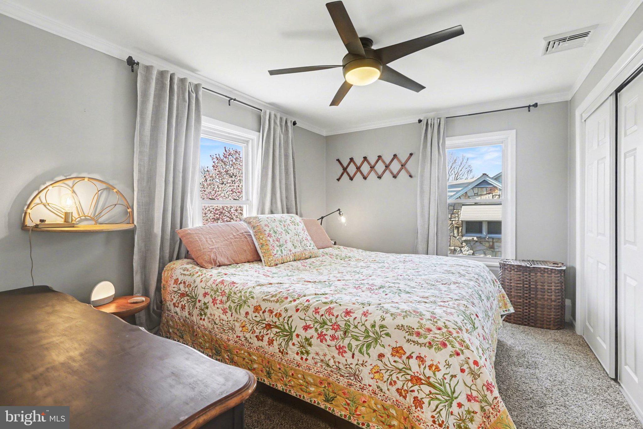 520 Hockersville Road Hershey, PA 17033 - Photo 21 of 39 a bedroom with a bed and a lamp on the dresser