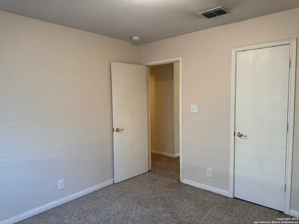 a view of an empty room