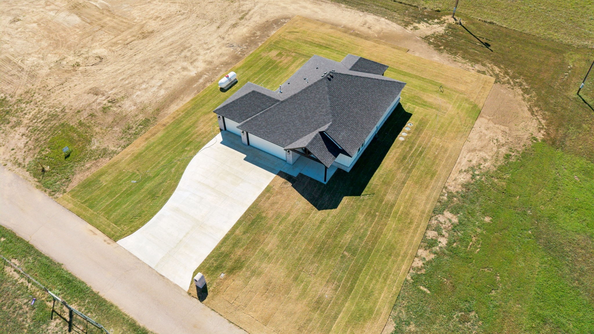 25036 South 4205 Road Inola, OK 74036 - Photo 29 of 30 Asphalt shingle roofing on a single-story structure