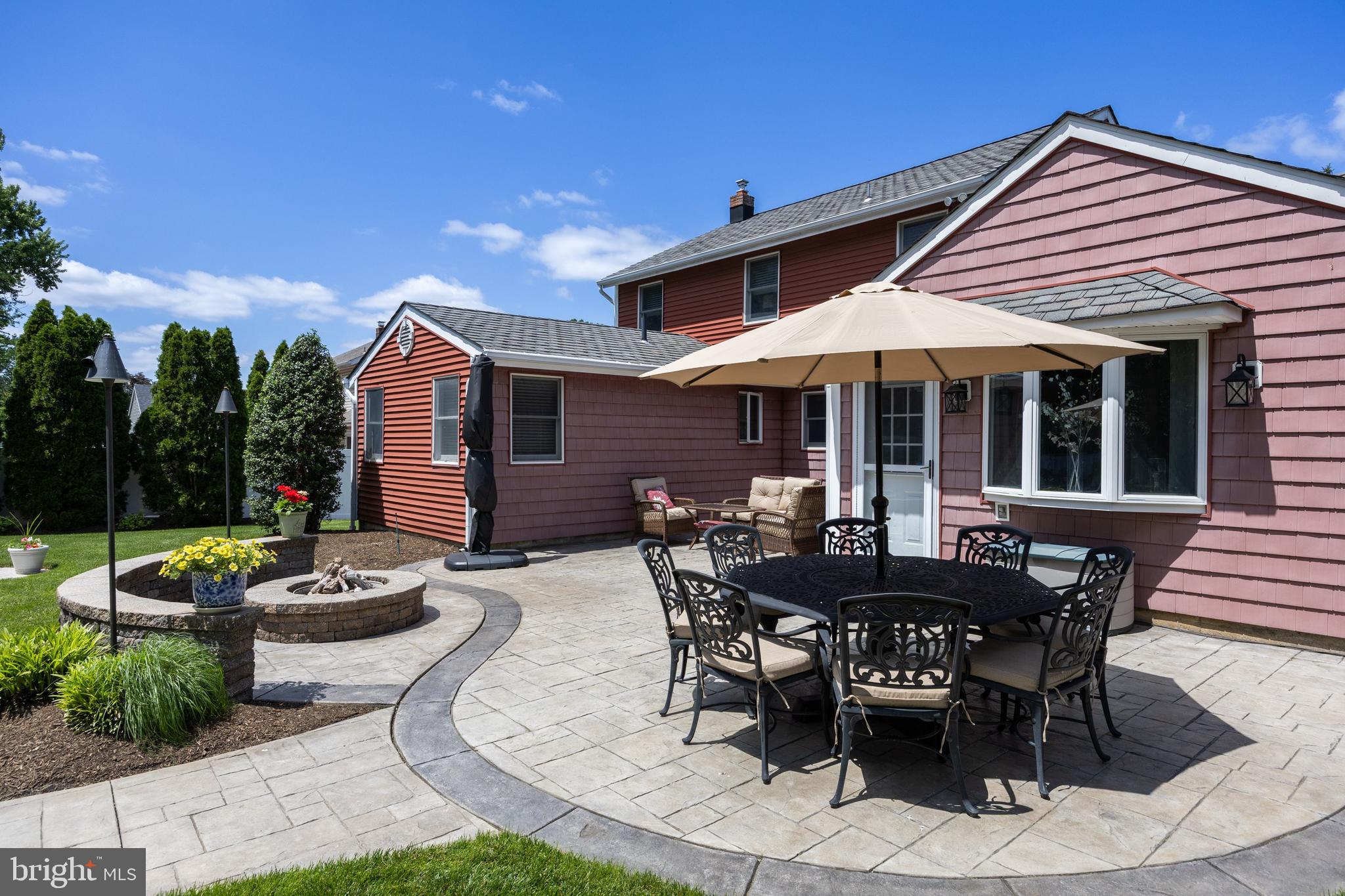 4 Sequoia Drive Cinnaminson, NJ 08077 - Photo 32 of 37 a view of a house with backyard and sitting area