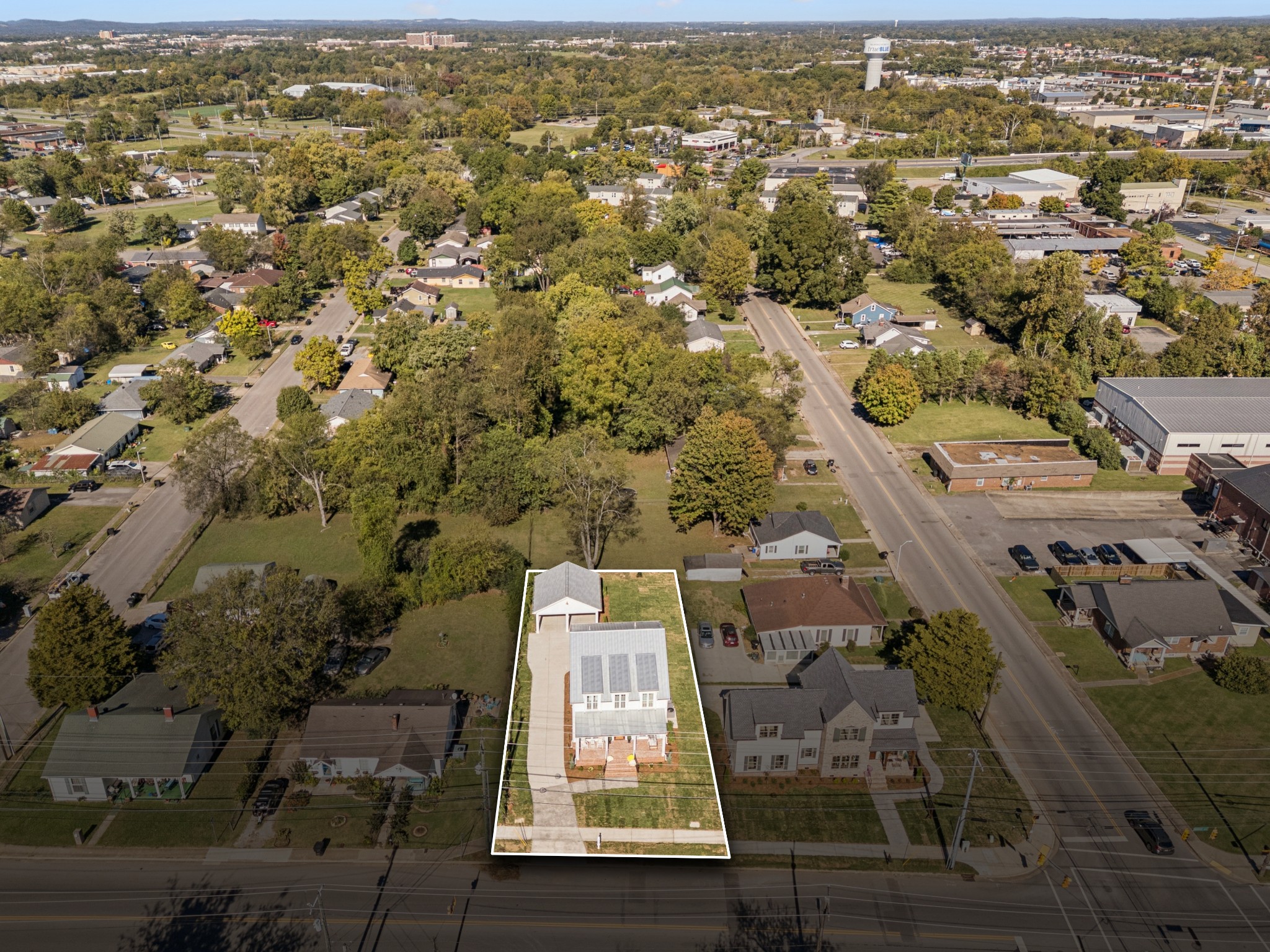 308 Bridge Avenue Murfreesboro, TN 37129 - Photo 28 of 28 an aerial view of residential houses with outdoor space
