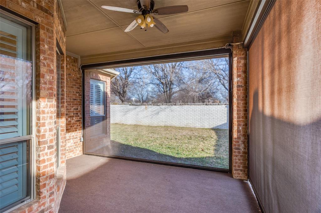 8312 Teja Trail Benbrook, TX 76126 - Photo 21 of 25 Patio with Remote-controlled Screens Closed