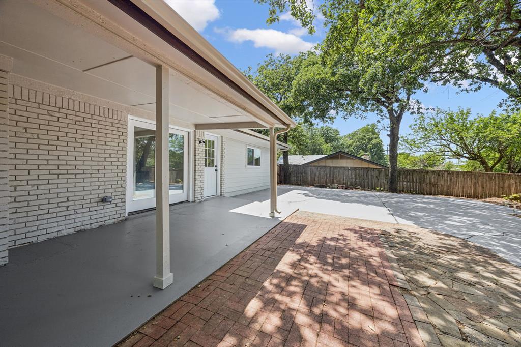 37 Devonshire Bedford, TX 76021 - Photo 37 of 39 a view of a back yard of the house