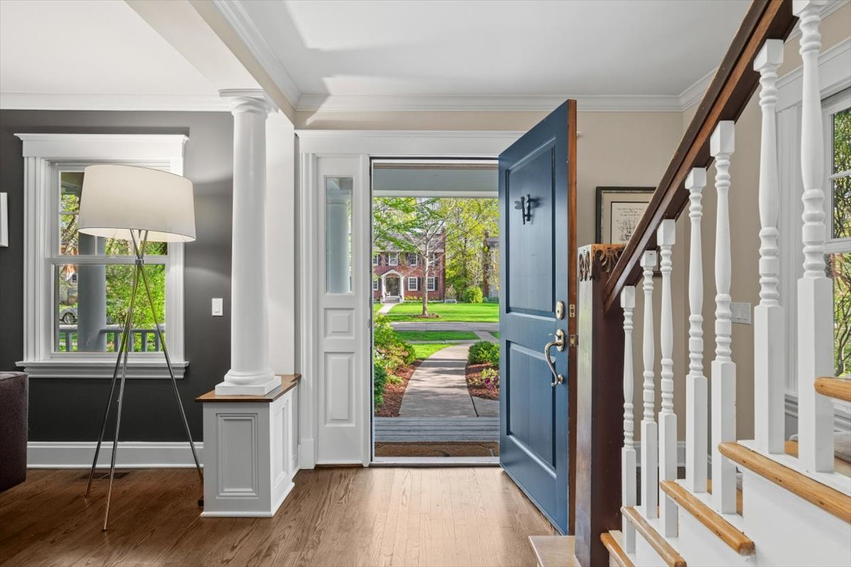 1082 Ash Street Winnetka, IL 60093 - Photo 5 of 54 a view of a porch with furniture window and front door