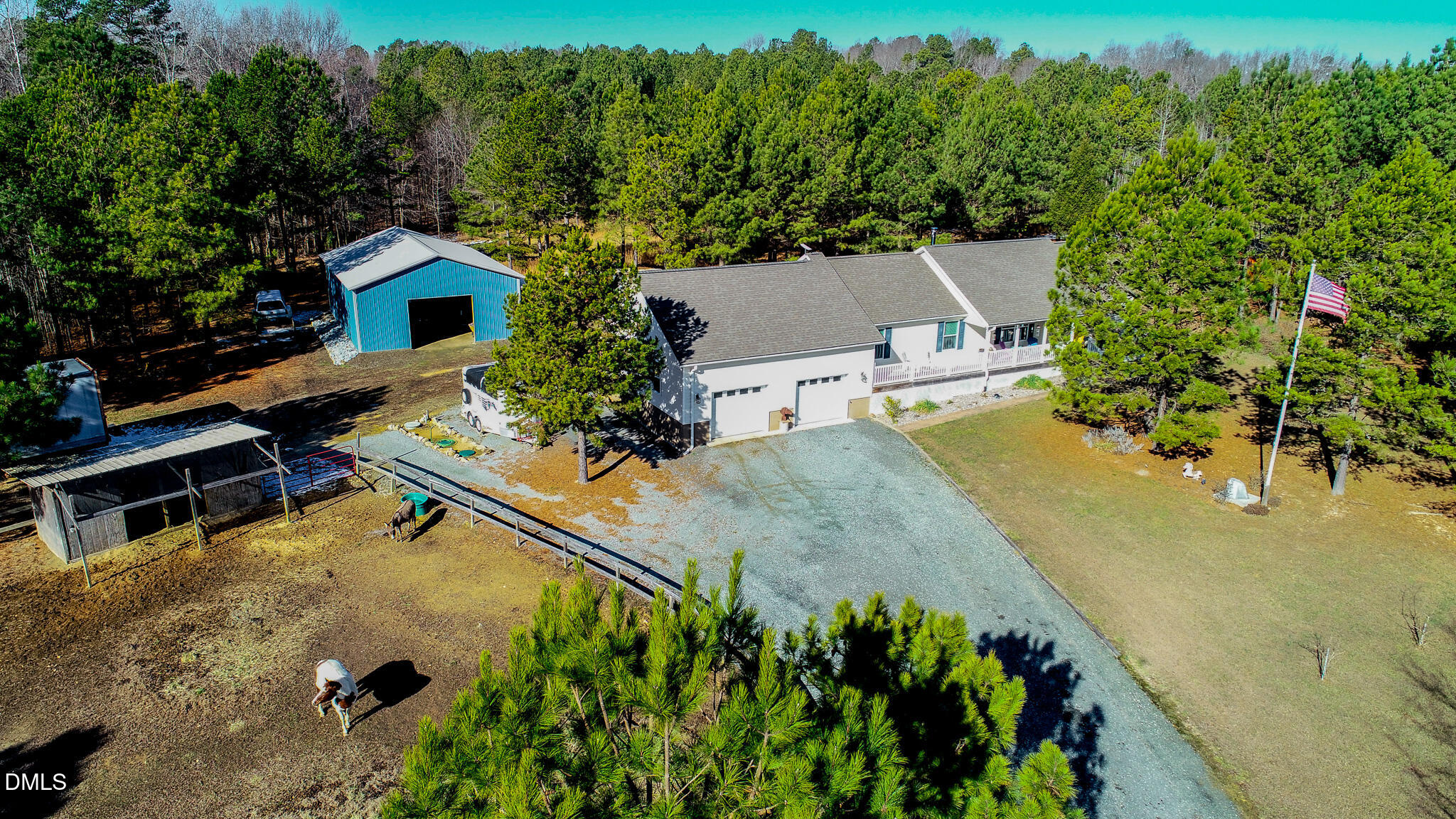 125 Ninovan Place Rougemont, NC 27572 - Photo 6 of 55 an aerial view of a house with a yard