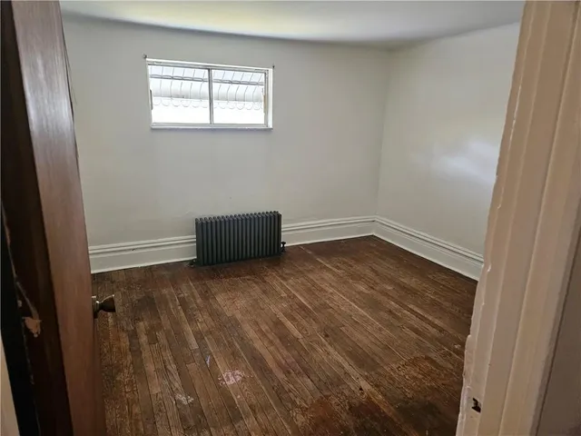 wooden floor in an empty room