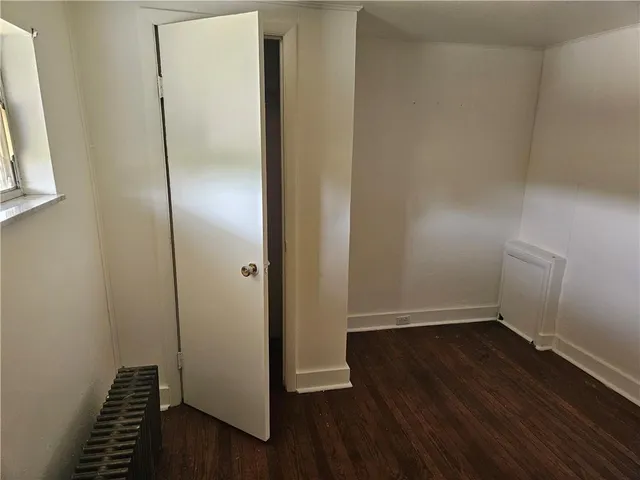 a view of wooden floor in a room