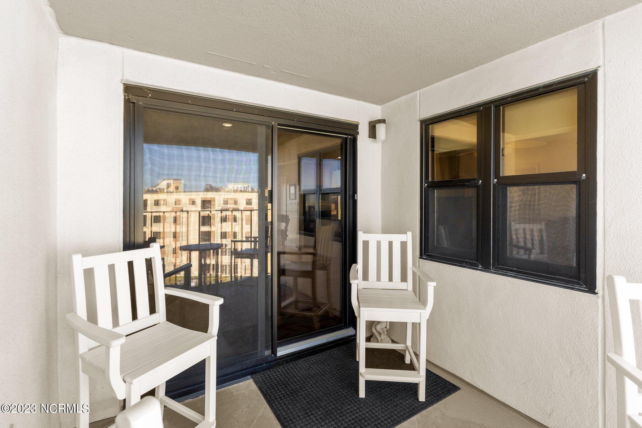 1505 Salter Path Road, Unit 508A Indian Beach, NC 28512 - Photo 11 of 50 Covered Balcony
