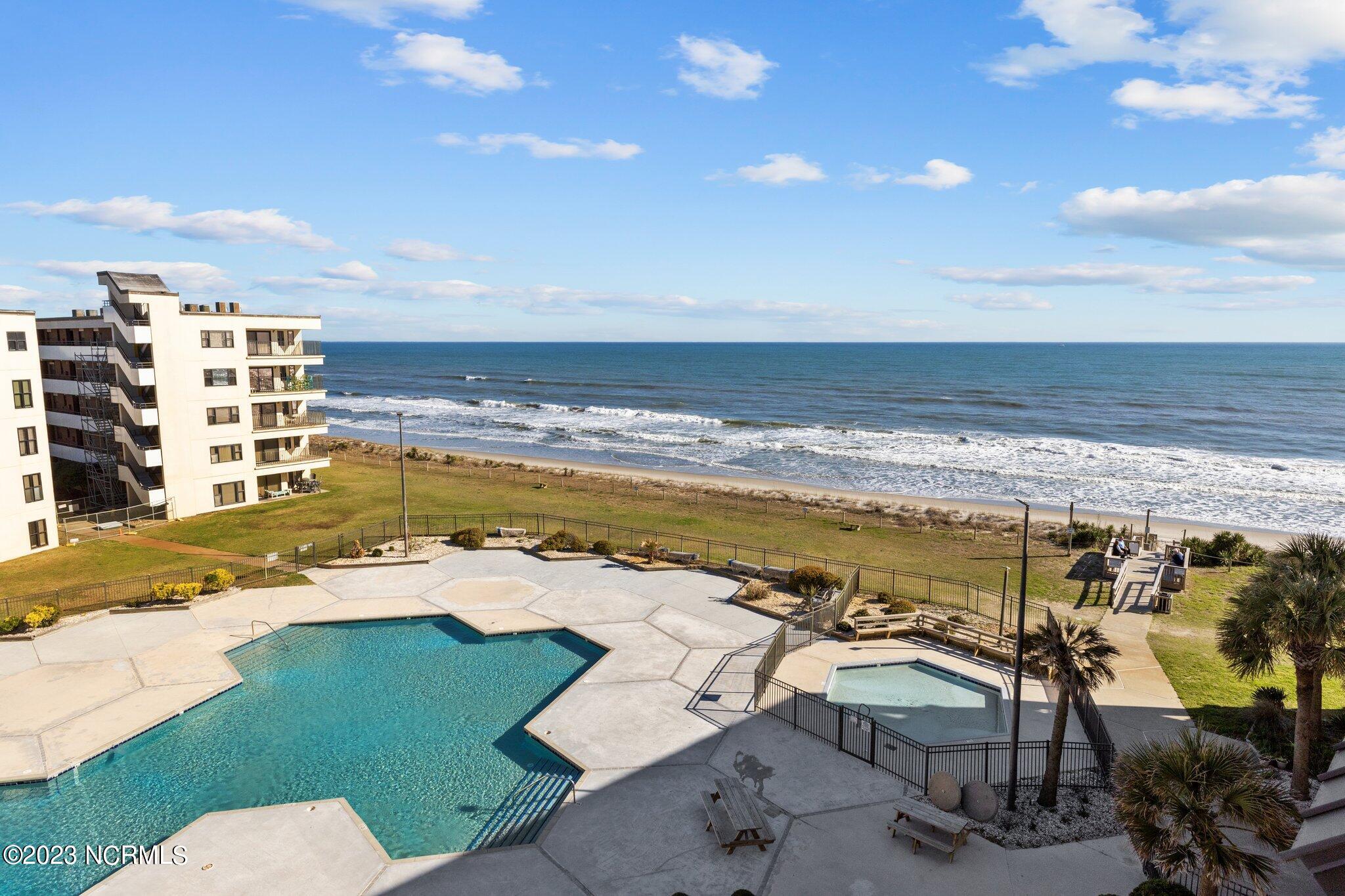 1505 Salter Path Road, Unit 508A Indian Beach, NC 28512 - Photo 13 of 50 Ocean Views From Balcony