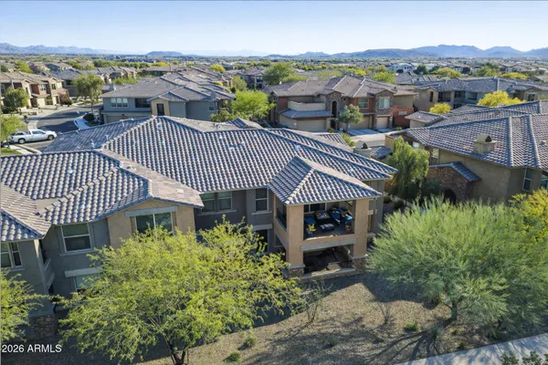 a view of a house with a patio