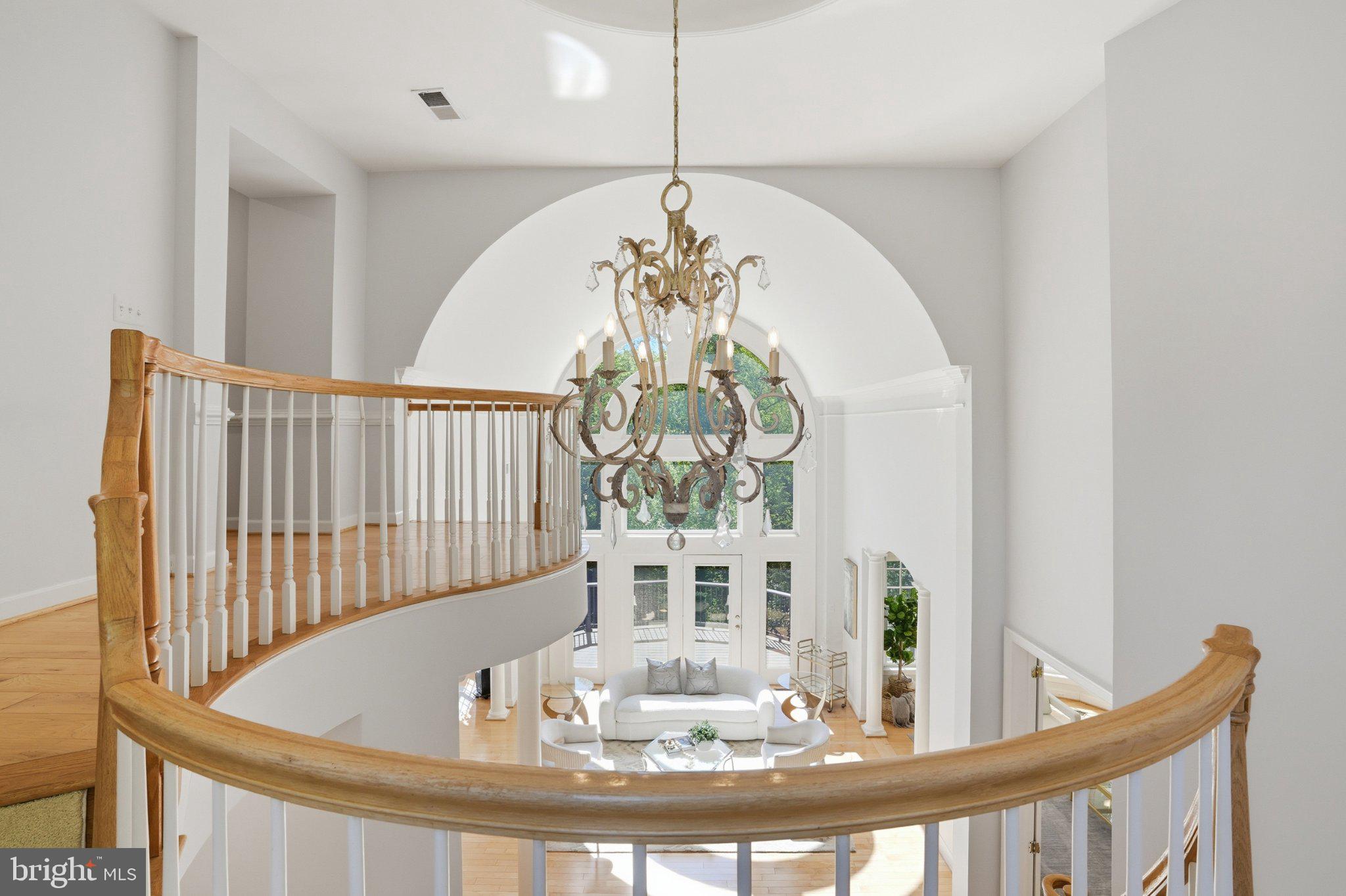 891 Chinquapin Road McLean, VA 22102 - Photo 56 of 78 Elegant foyer with grand chandelier.