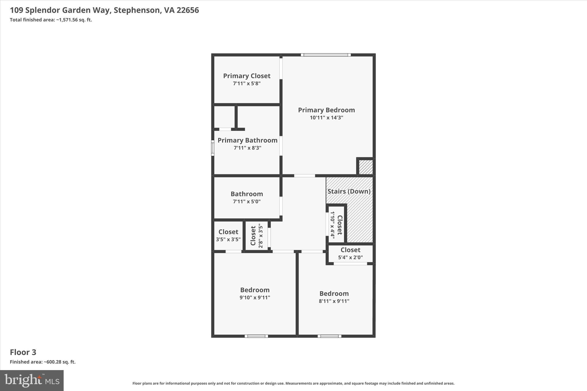 109 Splendor Garden Way Stephenson, VA 22656 - Photo 47 of 58 Floor-3