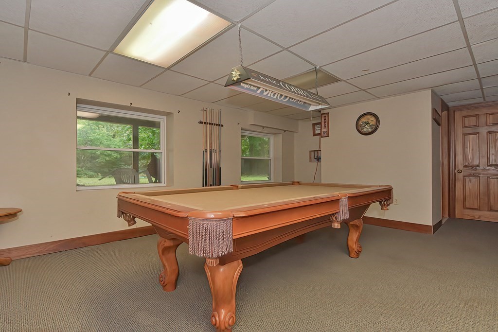 12 Ridgeview Road Sturbridge, MA 01566 - Photo 35 of 40 a room with pool table and windows