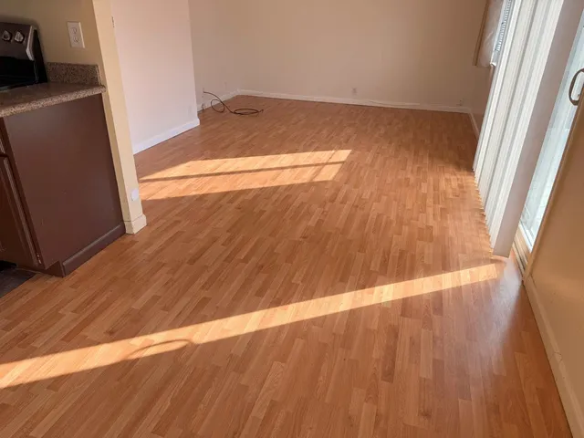 a view of wooden floor