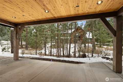 a view of a building with a tree