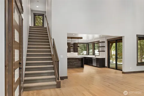 a view of living room with furniture and window