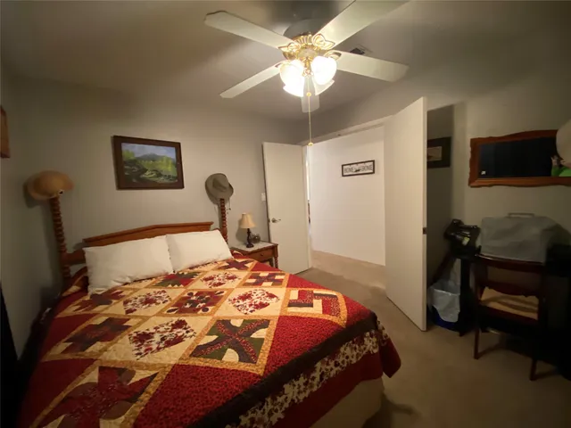 a bathroom with a sink vanity and mirror