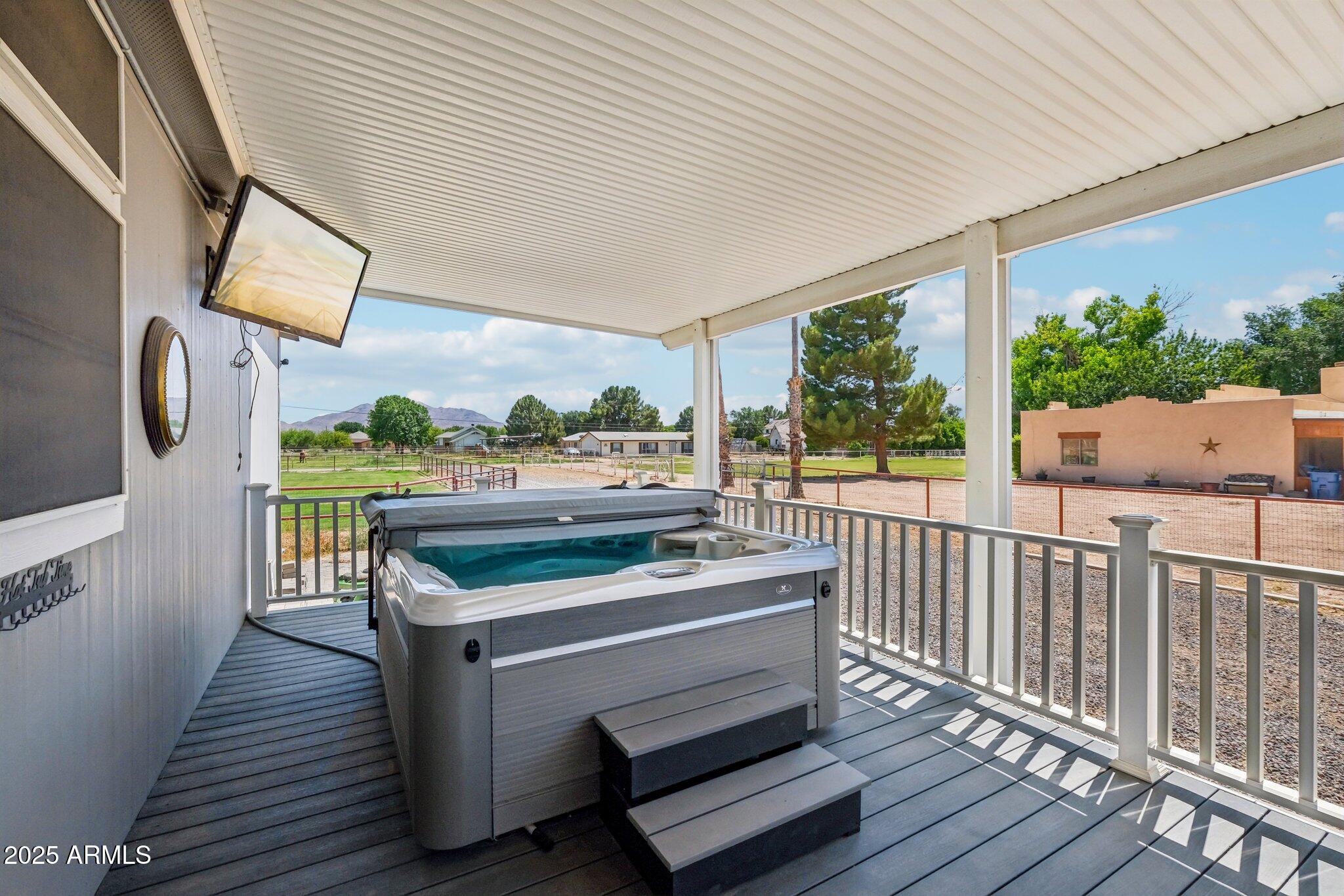 22712 South Recker Road Gilbert, AZ 85298 - Photo 35 of 60 Primary Back Porch and Spa