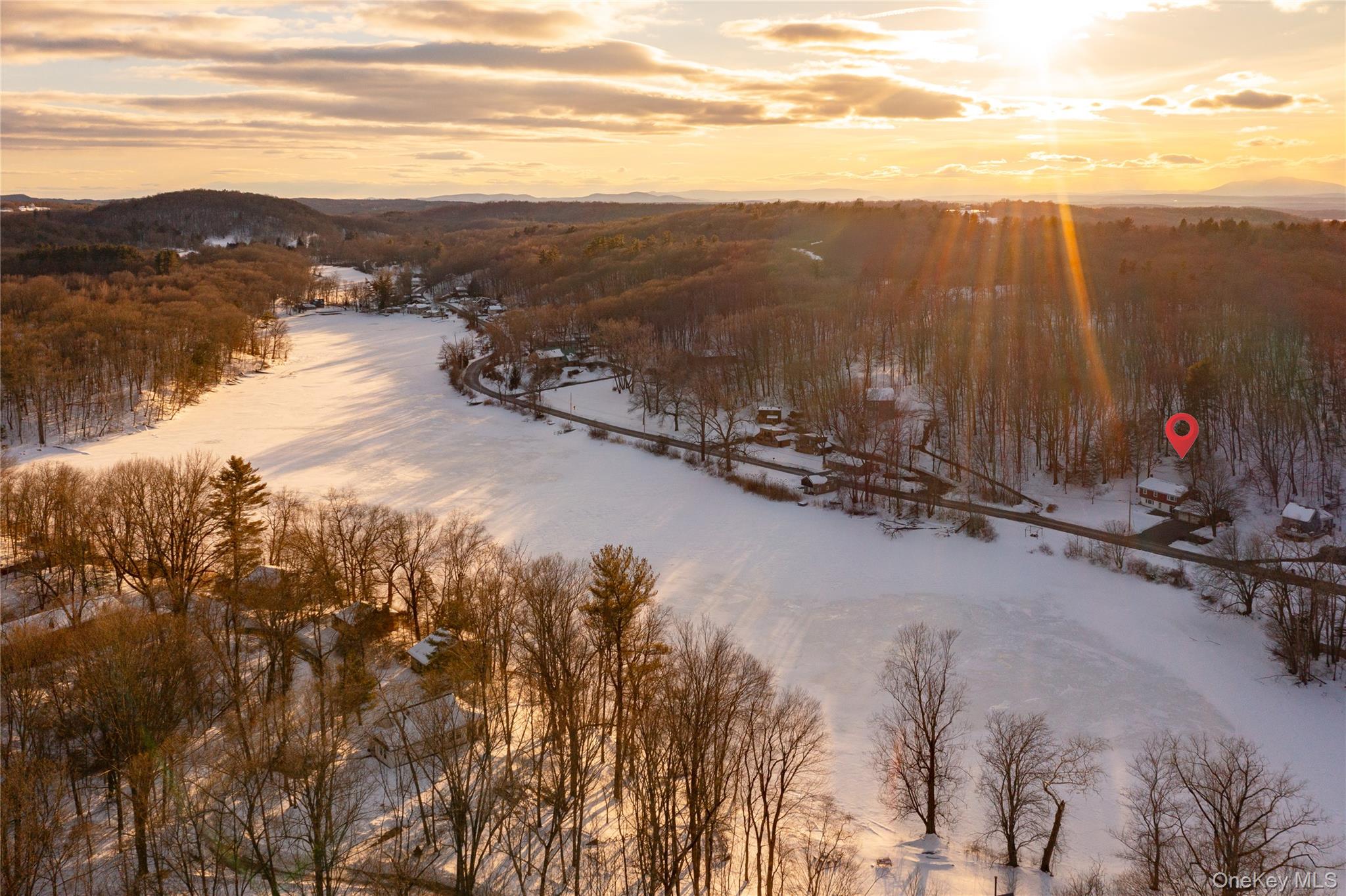 563 Spring Lake Road Red Hook, NY 12571 - Photo 23 of 33 a view of an ocean and a mountain