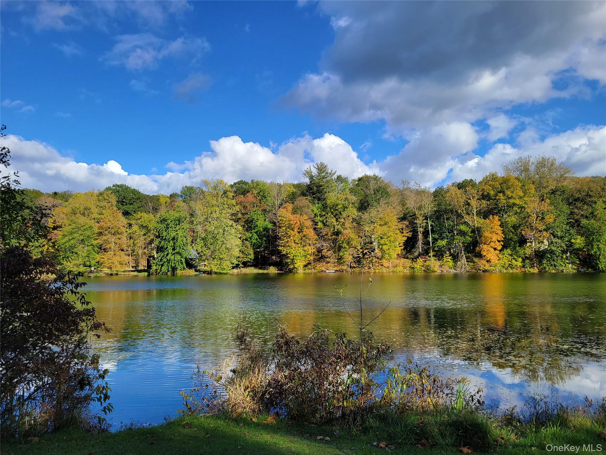 563 Spring Lake Road Red Hook, NY 12571 - Photo 29 of 33 an aerial view of a house with a lake view