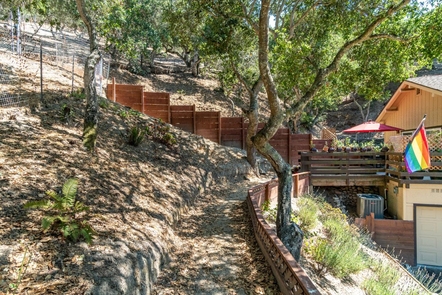 161 San Benancio Road Salinas, CA 93908 - Photo 44 of 44 a backyard of a house with barbeque oven and outdoor seating