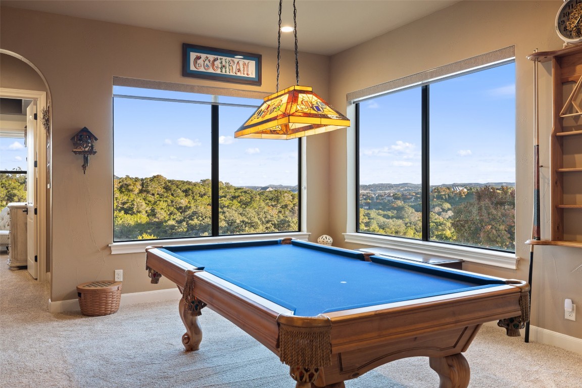 1039 Bluewater Place Spring Branch, TX 78070 - Photo 25 of 40 a room with pool table and windows