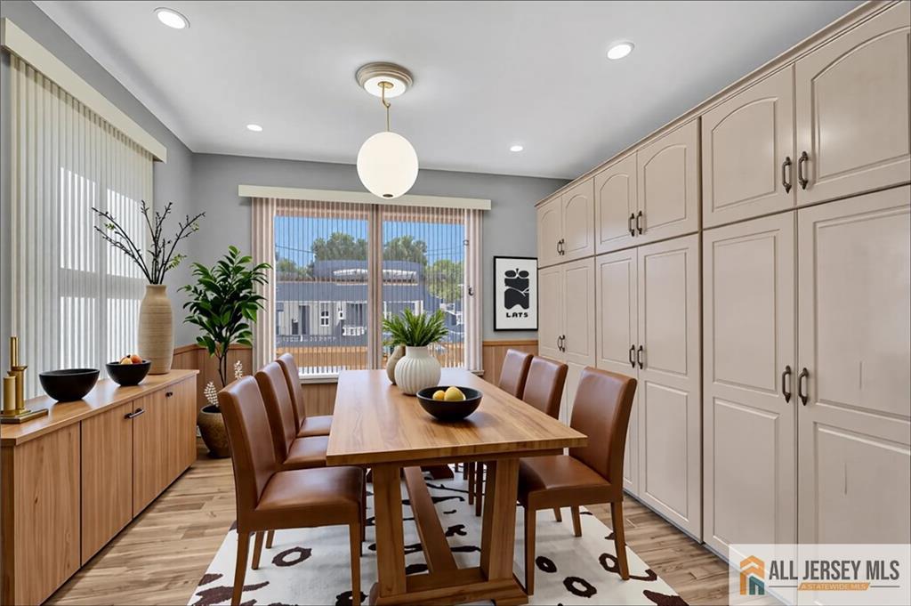 306 Austin Avenue Old Bridge, NJ 08857 - Photo 17 of 39 a view of a dining room with furniture and wooden floor
