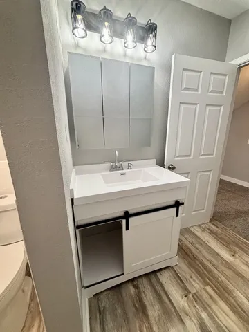 a close view of sink and tap