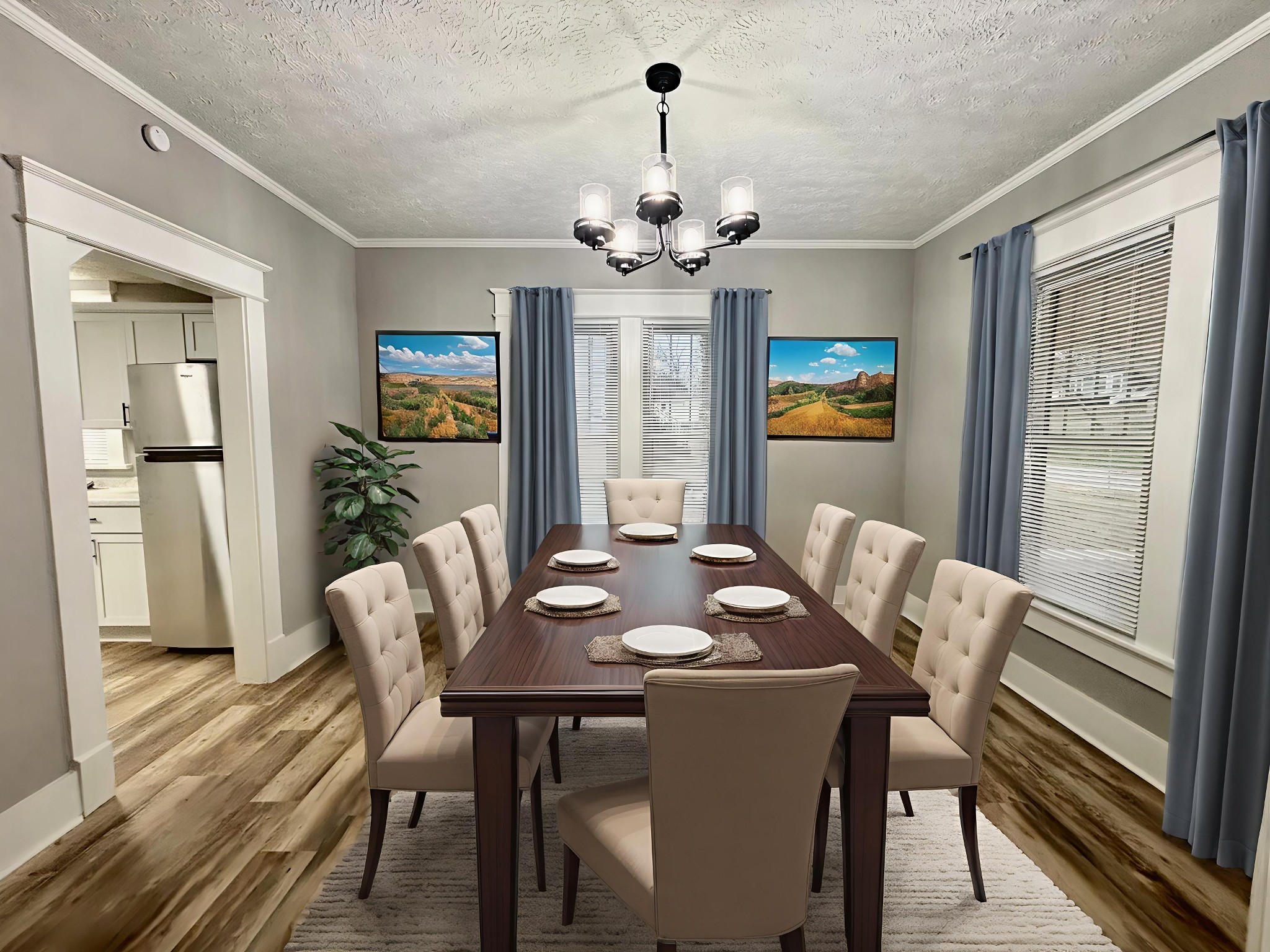 40 Line Street Cadiz, KY 42211 - Photo 6 of 53 a view of a dining room with furniture window and wooden floor