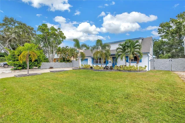 a view of an outdoor space and yard