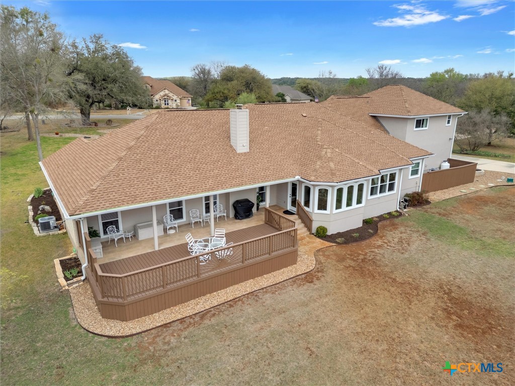 2235 Summit Ridge San Marcos, TX 78666 - Photo 36 of 38 an aerial view of a house with a yard