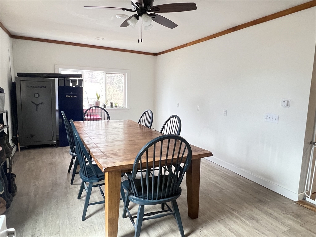 300 Main Road Colrain, MA 01340 - Photo 18 of 41 a view of a dining room with furniture and window