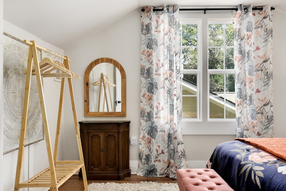 712 East 44th Street, Unit A Austin, TX 78751 - Photo 37 of 40 a bedroom with a bed and a window