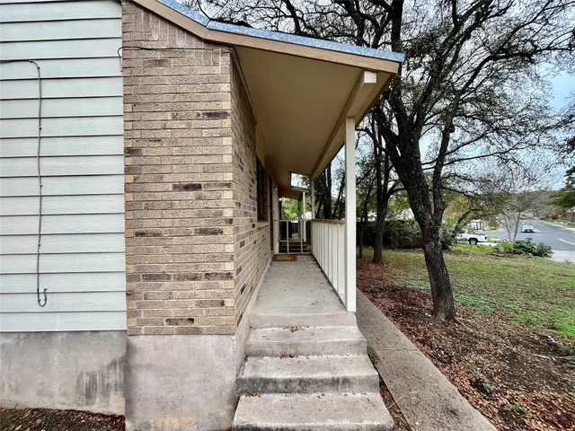 a view of path along with trees